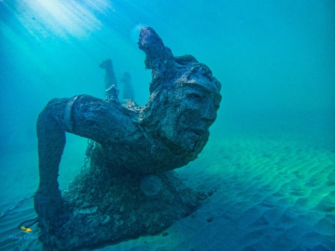 Punta Leona is home to the first underwater museum in Costa Rica and Central America